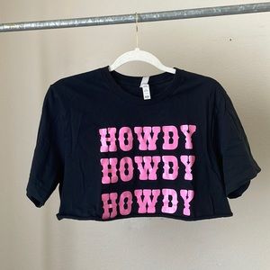 Cropped “Howdy” T-Shirt